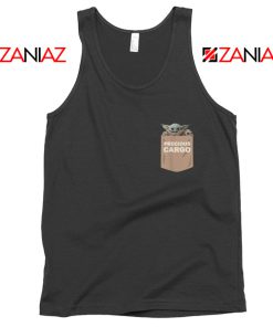 The Child Precious Cargo Pocket Black Tank Top