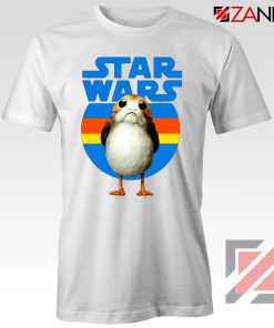 The Porg Tee Shirt Jedi Master Star Wars Tshirts S-3XL White