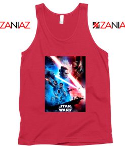 The Rise Of Skywalker Poster Tank Top Star Wars Tops S-3XL Red