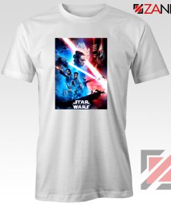 The Rise Of Skywalker Poster Tshirt Star Wars Tee Shirts S-3XL White