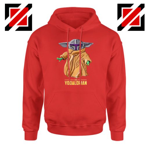 The Yodalorian Hoodie Baby Yoda Star Wars Hoodies S-2XL Red