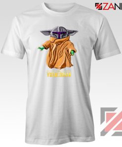 The Yodalorian Tshirt Baby Yoda Star Wars Tee Shirts S-3XL White