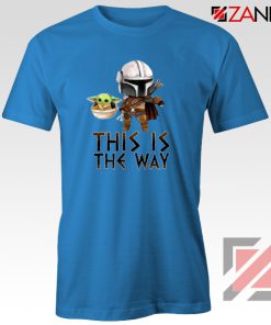 This Is The Way Baby Yoda Blue Tshirt