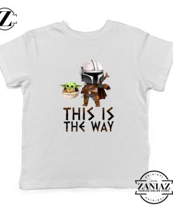 This Is The Way Baby Yoda Kids Tshirt Star Wars Youth Tees S-XL