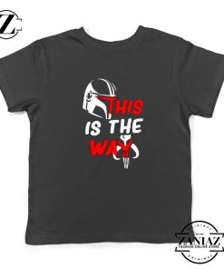 This Is The Way Youth Tshirt The Mandalorian Kids Tee Shirts S-XL Black