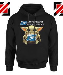 Baby Yoda Hug Postal Service Hoodie