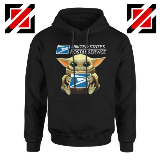 Baby Yoda Hug Postal Service Hoodie