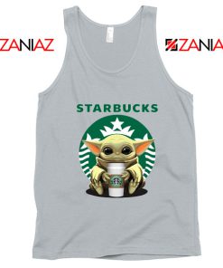 Yoda Starbucks Grey Tank Top