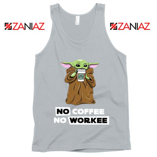 Baby Yoda No Coffee No Workee Tank Top