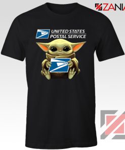 Baby Yoda Hug United States Postal Service Tshirt