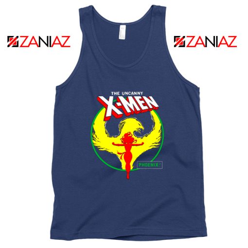 Dark Phoenix Circle Navy Tank Top