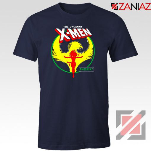 Dark Phoenix Circle Navy Tee Shirt