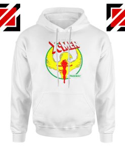 Dark Phoenix Circle White Hoodie