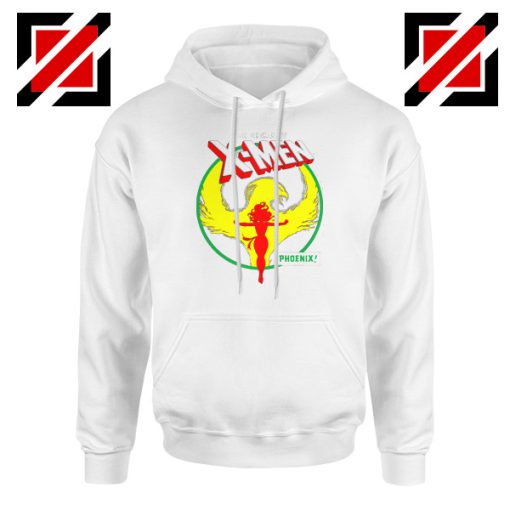 Dark Phoenix Circle White Hoodie