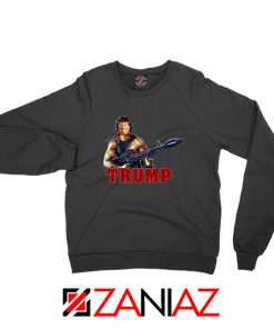 Donald Trump Rambo Black Sweater