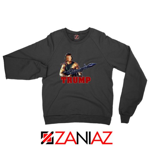 Donald Trump Rambo Black Sweater