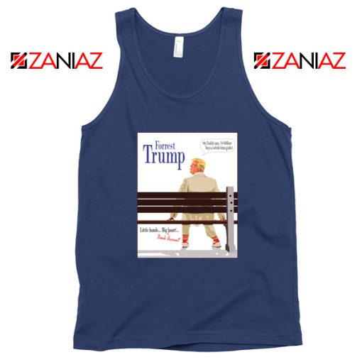 Forrest Trump Navy Tank Top