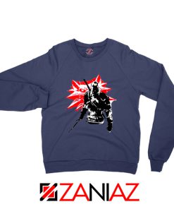 Geralt of Rivia The Witcher 3 Navy Sweatshirt