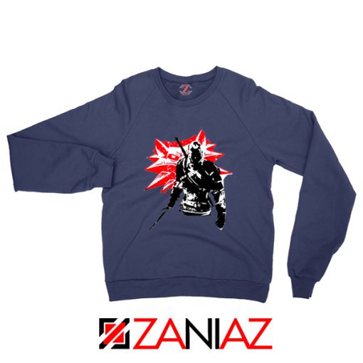 Geralt of Rivia The Witcher 3 Navy Sweatshirt