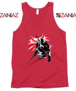 Geralt of Rivia The Witcher 3 Red Tank Top