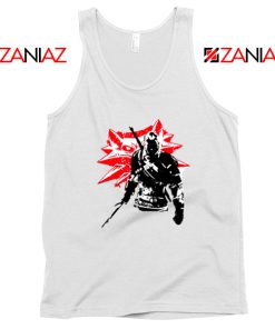 Geralt of Rivia The Witcher 3 White Tank Top