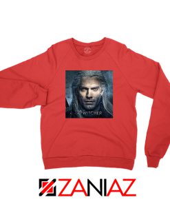 Henry Cavill The Witcher Red Sweatshirt