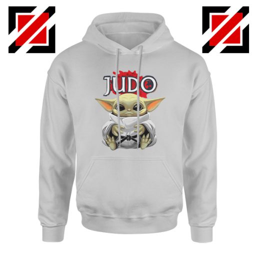 Judo Baby Yoda Grey Hoodie