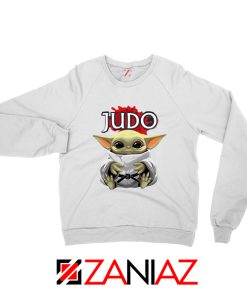 Judo Baby Yoda White Sweatshirt