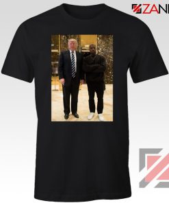 Kanye West and Donald Trump Black Tee Shirt