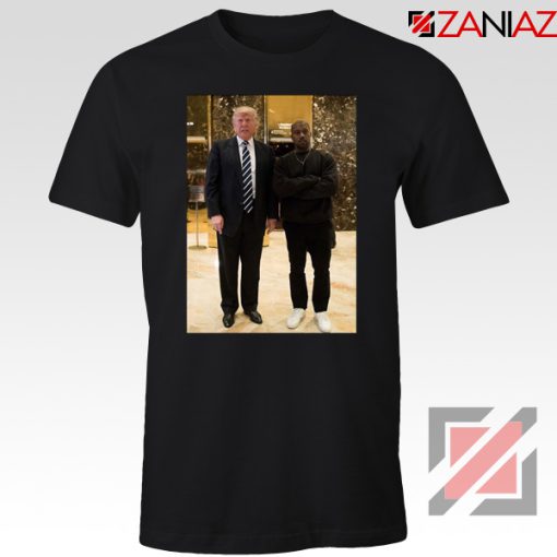 Kanye West and Donald Trump Black Tee Shirt