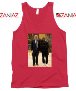 Kanye West and Donald Trump Red Tank Top