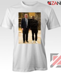 Kanye West and Donald Trump White Tee Shirt