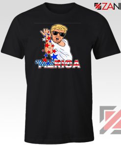 Merica Parody Salt Bae Black Tee Shirt