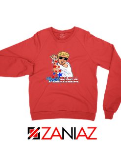 Merica Parody Salt Bae Red Sweatshirt