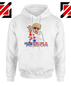 Merica Parody Salt Bae White Hoodie