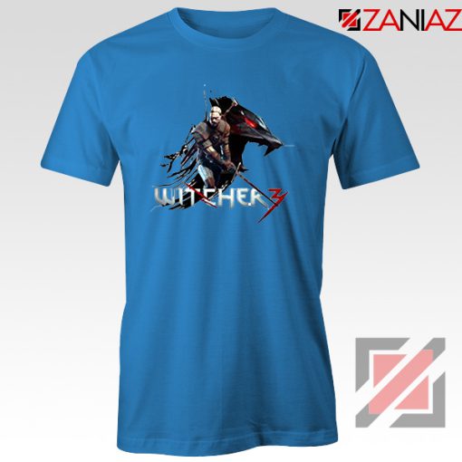 Mount Get The Witcher Blue Tee Shirt