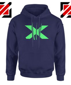 Neon X Men Claw Navy Hoodie