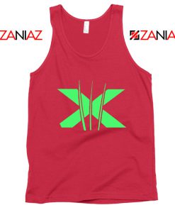 Neon X Men Claw Red Tank Top