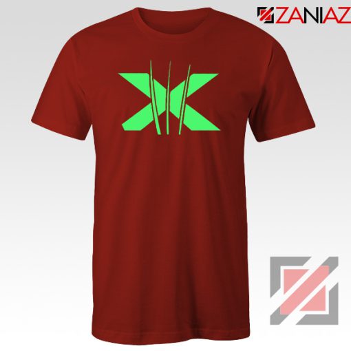 Neon X Men Claw Red Tshirt