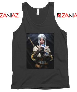 Princess Cirilla The Witcher Black Tank Top