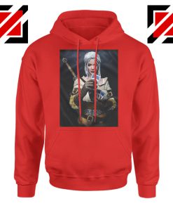 Princess Cirilla The Witcher Red Hoodie