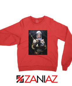 Princess Cirilla The Witcher Red Sweater