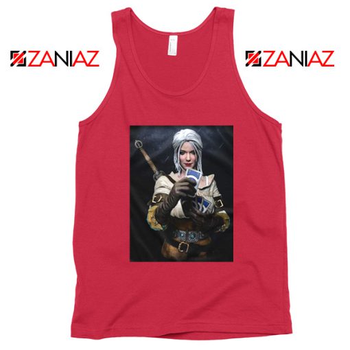 Princess Cirilla The Witcher Red Tank Top