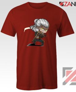 Rise of The White Wolf Red Tshirt