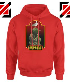 Seagull Stop It Now Red Hoodie