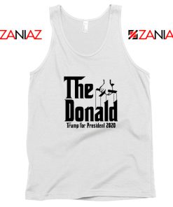 The Donald White Tank Top Parody Trump