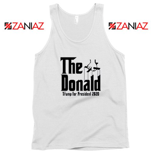 The Donald White Tank Top Parody Trump