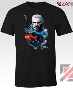 The Witcher 3 Into The Fire Black Tshirt