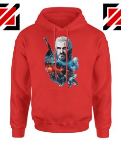 The Witcher 3 Into The Fire Red Hoodie