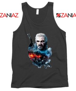 The Witcher 3 Into The Fire Black Tank Top